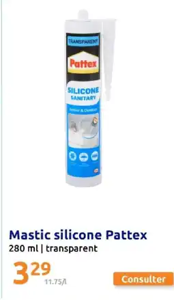 Action PATTEX Mastic silicone offre