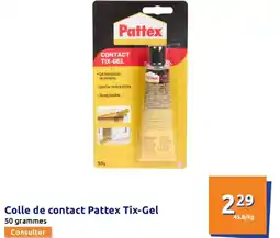 Action PATTEX Colle de contact Tix-Gel offre