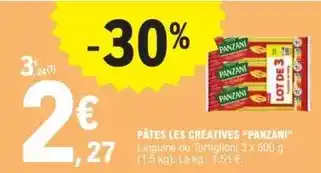 E.Leclerc Panzani - pâtes les creatives offre