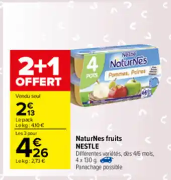 Carrefour Market NaturNes fruits offre