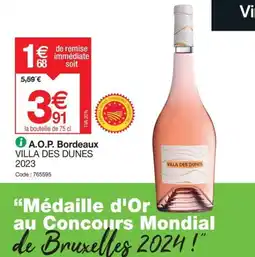 Promocash A.O.P. Bordeaux offre