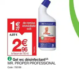Promocash → Gel wc désinfectant^^ offre