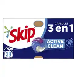 Carrefour SKIP Lessive capsules 3 en 1 offre