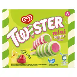 Carrefour MIKO Mini glaces à l'eau Twister offre