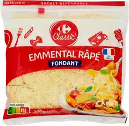 Carrefour CARREFOUR CLASSIC' Emmental râpé offre