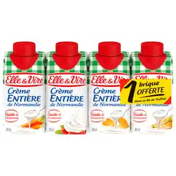 Carrefour ELLE & VIRE Crème Entière de Normandie offre