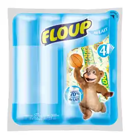 Carrefour FLOUP Glaces à l'eau au lait offre