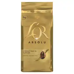 Carrefour L'OR Café en grains offre