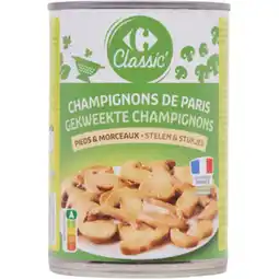 Carrefour CARREFOUR CLASSIC' Champignons de Paris offre