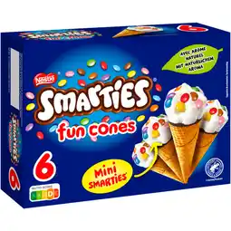 Carrefour SMARTIES Cônes glacés offre