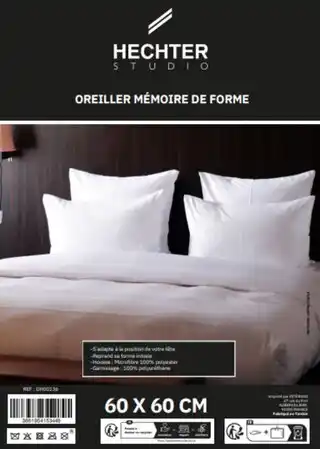 Carrefour HECHTER STUDIO Oreiller Mémoire de forme offre