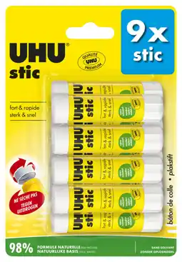 Carrefour UHU 9 bâtons de colle offre