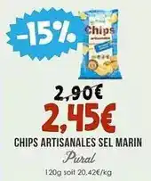 Naturalia Pural - chips artisanales sel marin offre