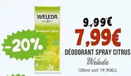 Naturalia Weleda - deodorant spray citrus offre