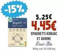 Enoi - spaghetti konjac et avoine
