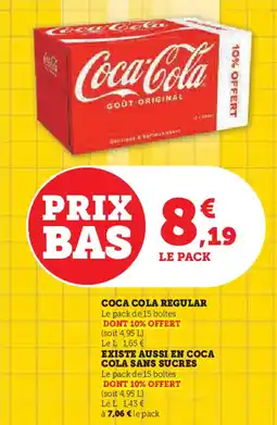 Super U COCA COLA REGULAR offre