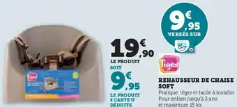 Super U REHAUSSEUR DE CHAISE SOFT offre