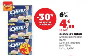 Super U BISCUITS OREO offre