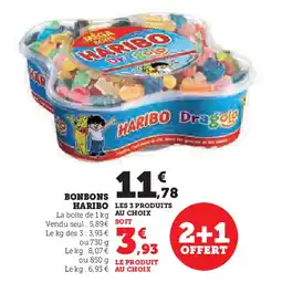 Super U BONBONS HARIBO Drago offre