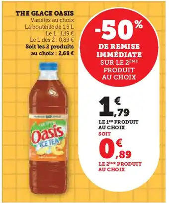 Super U THE GLACE OASIS offre