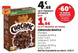 Hyper U CEREALES NESTLE offre