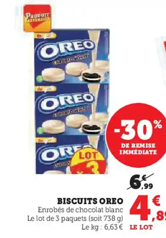 Hyper U BISCUITS OREO offre