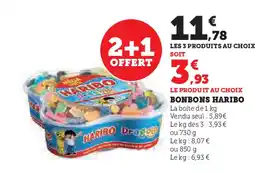 Hyper U BONBONS HARIBO offre