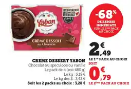 Hyper U CREME DESSERT YABON offre