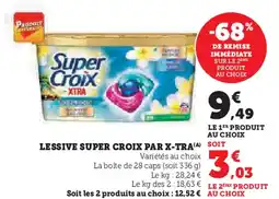 Hyper U LESSIVE SUPER CROIX PAR X-TRA (A) offre