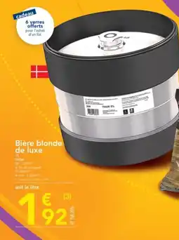 METRO Bière blonde de luxe offre