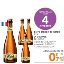 METRO Bière blonde de garde 7,2% LA GOUDALE Ref.: 202742 offre