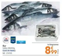 METRO Bar Calibre 300/450g offre