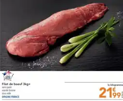 Filet de boeuf 3kg+