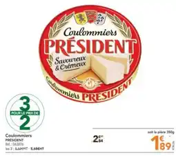 METRO Coulommiers PRÉSIDENT offre