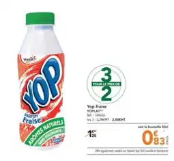 METRO Yop fraise YOPLAIT offre