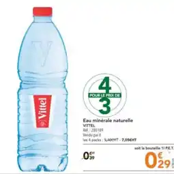 METRO Eau minérale naturelle VITTEL offre