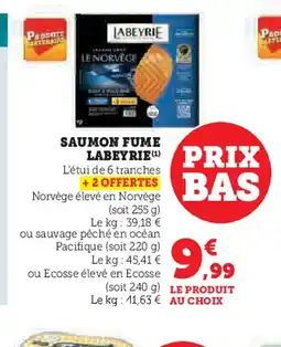 U Express SAUMON FUME LABEYRIE offre