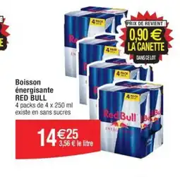 Cora x Carrefour Boisson énergisante RED BULL offre