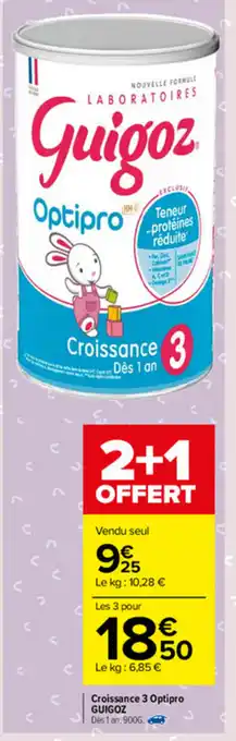 Carrefour Market Croissance 3 Optipro offre