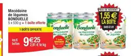 Cora x Carrefour Macédoine de légumes BONDUELLE offre