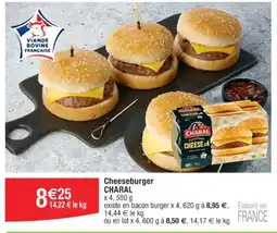 Cora x Carrefour Cheeseburger CHARAL offre