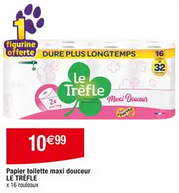 Cora x Carrefour LE TRÈFLE Papier toilette maxi douceur offre