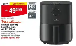 Cora x Carrefour Moulinex Friteuse Easy Fry Essential 3,5 L offre