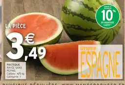 Intermarché PASTEQUE offre