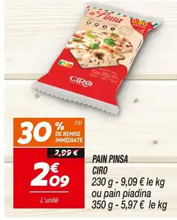 Netto CIRO PAIN PINSA offre
