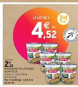 Intermarché SAINT ÉLOI MACÉDOINE DE LÉGUMES offre