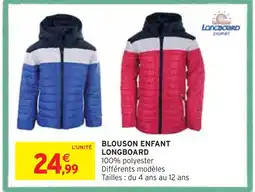 LONGBOARD BLOUSON ENFANT