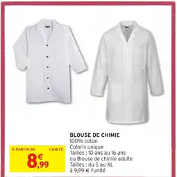 BLOUSE DE CHIMIE