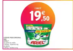 Intermarché ARIEL LESSIVE PODS ORIGINAL X65 (b) offre
