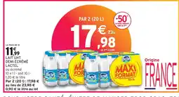 Intermarché LACTEL LAIT UHT DEMI ÉCRÉMÉ offre